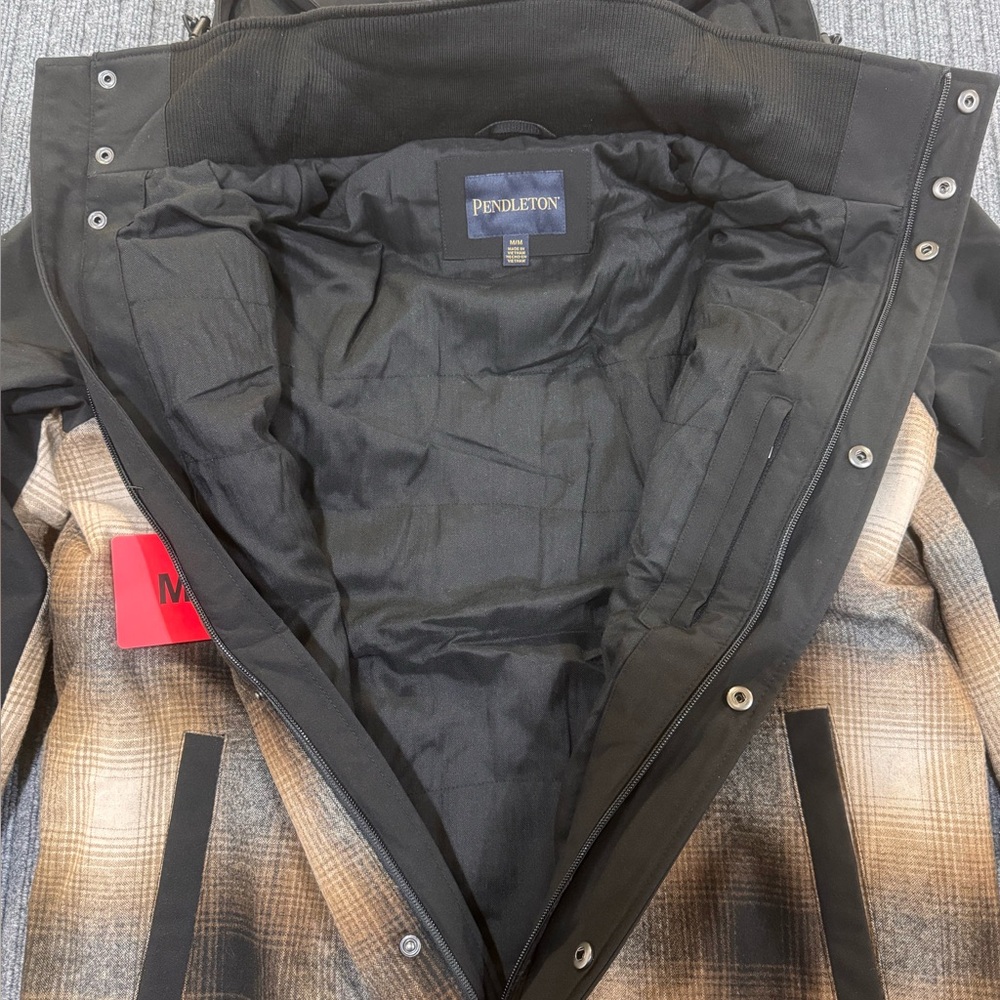 Pendleton‎ Hooded Softshell & Wool Blend Jacket M… - image 3